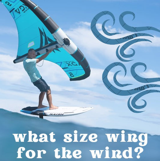 What wing size should I be going for? | Poole Harbour Watersports