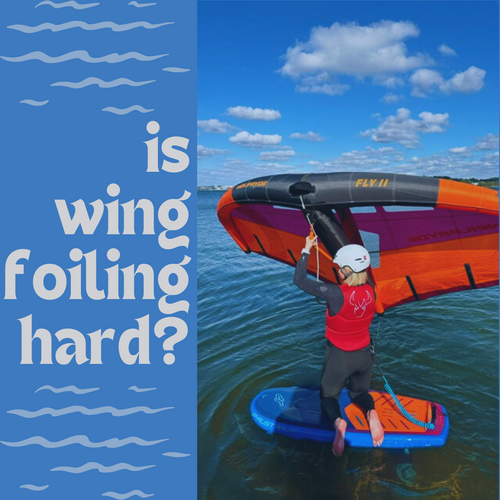 Is Wing Foiling Hard? - Poole Harbour Watersports