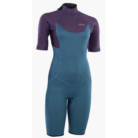 ION WOMENS ELEMENT2/2 SHORTY SS BACK ZIP - Poole Harbour Watersports