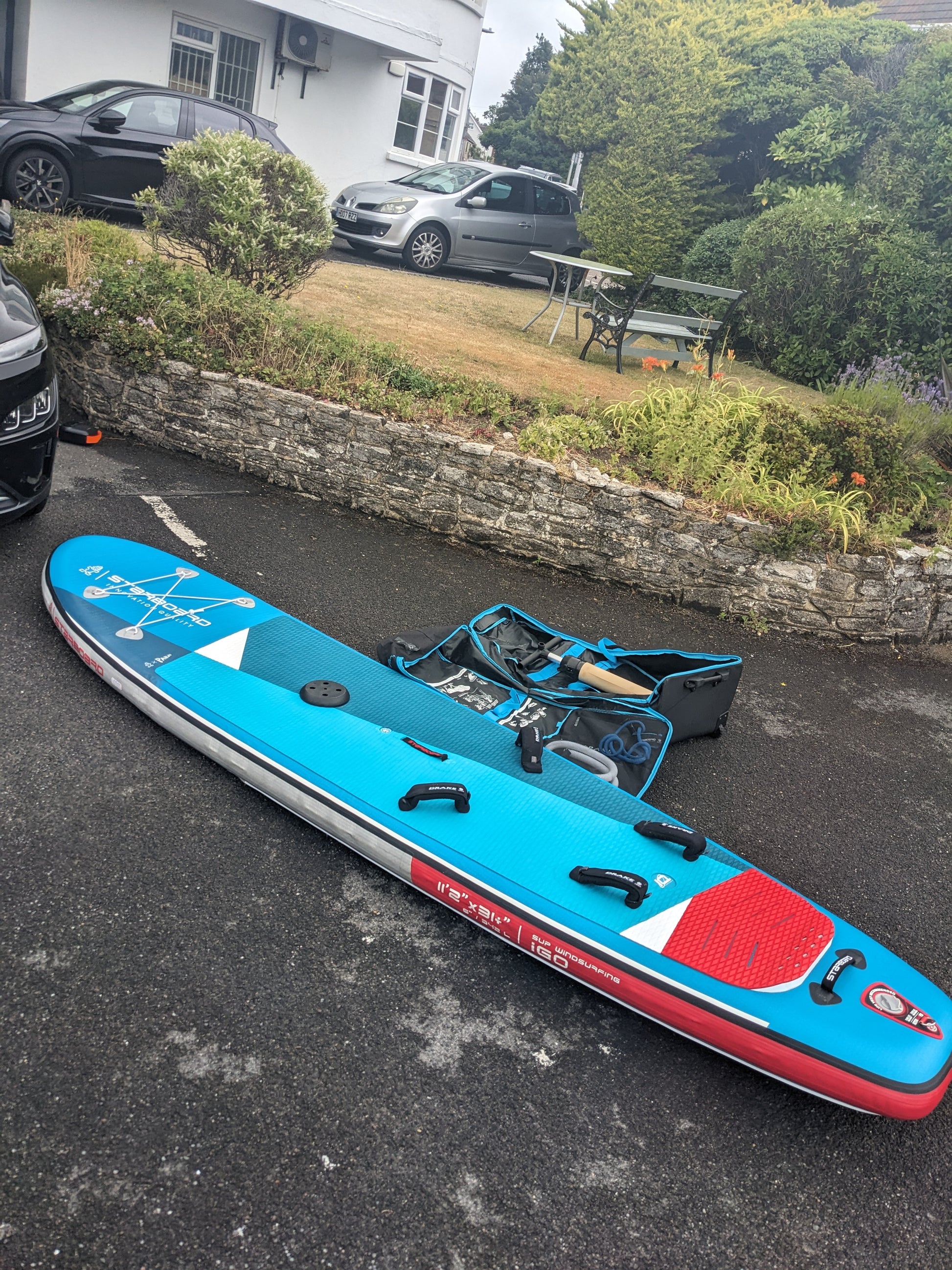 Second hand starboard iGo zen SC Windsurfing Sup 11'2" x 31" - Poole Harbour Watersports