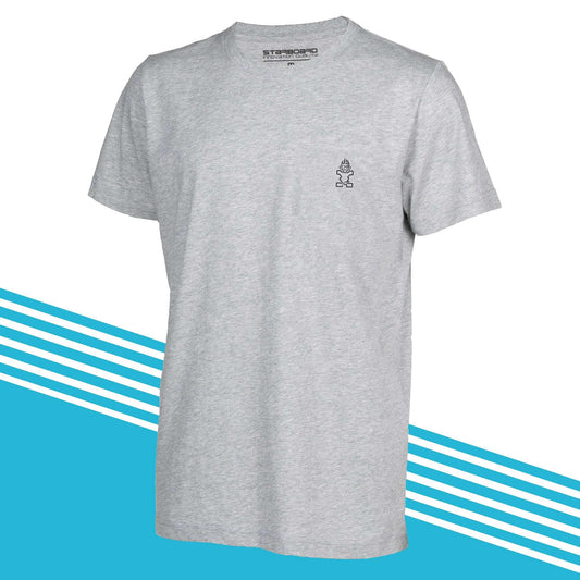 Mens Starboard Grey Tiki Tee - Poole Harbour Watersports